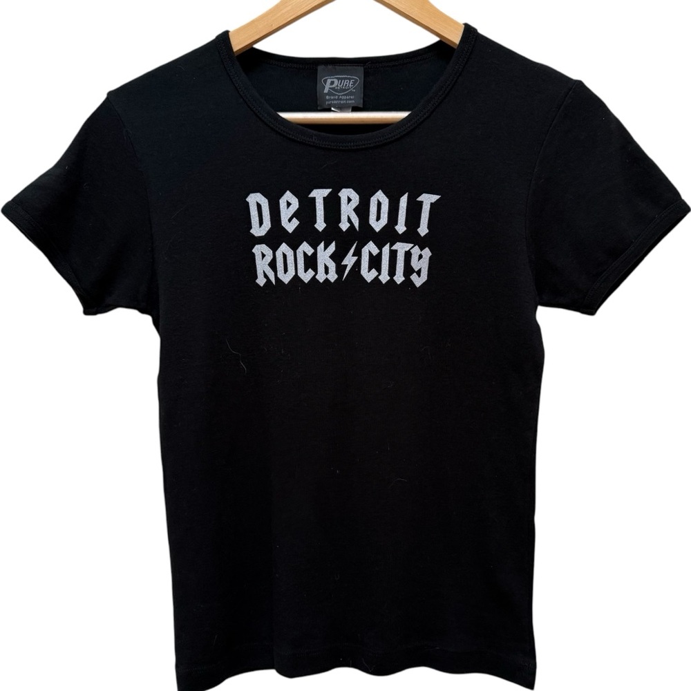 Detroit Rock City Baby Tee T-Shirt Size L